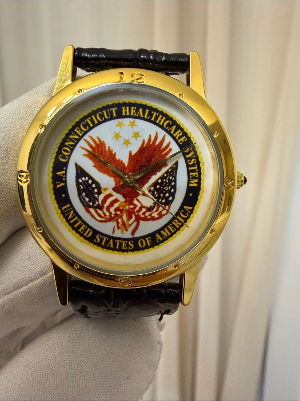 Vintage Image Watches VA Connecticut Healthcare System Quartz Watch 34.4mm